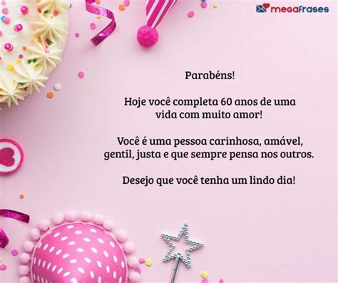 Mensagens de Aniversário de 60 anos Dia de Festa