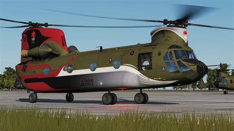 RAF No 18 Squadron S ZA712 CH 47 Chinook