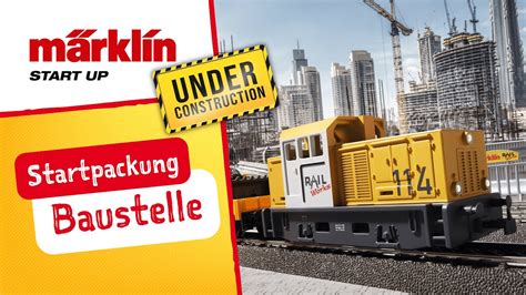 Startpackung Baustelle Modelleisenbahn für junge Baumeister ab 6