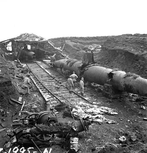 Canadian And American Soldiers Examining Abandoned Japanese Submarines