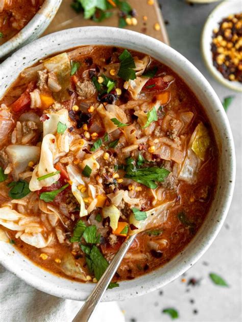 Stuffed Cabbage Soup Recipe Story - Jar Of Lemons