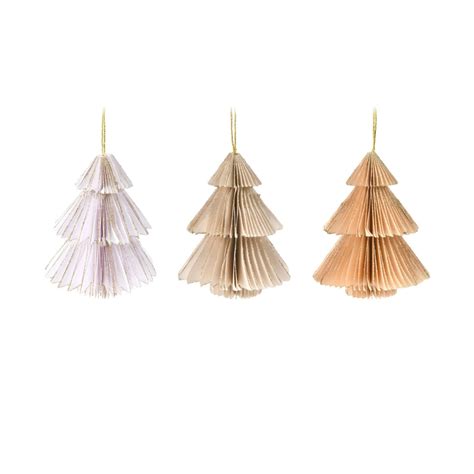 Pendenti Di Natale A Forma Di Albero In 3 Colori Nyla Mobili Rebecca