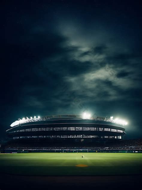 Cricket Stadium At Night Background Photo | JPG Free Download - Pikbest