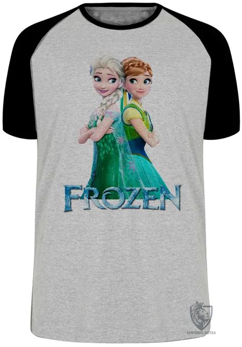 Emporio Dutra Camiseta Adulto Ou Infantil Frozen Anna Elsa Costas