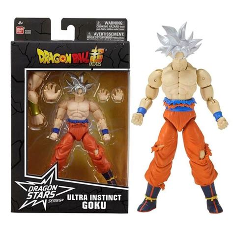 Boneco Dragon Ball Super Goku Ultra Instinct Articulado Bandai Dragon