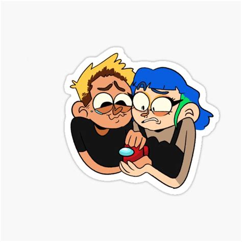 Nicole And Edward From Arcade Craniacs Sticker For Sale By Phioodle