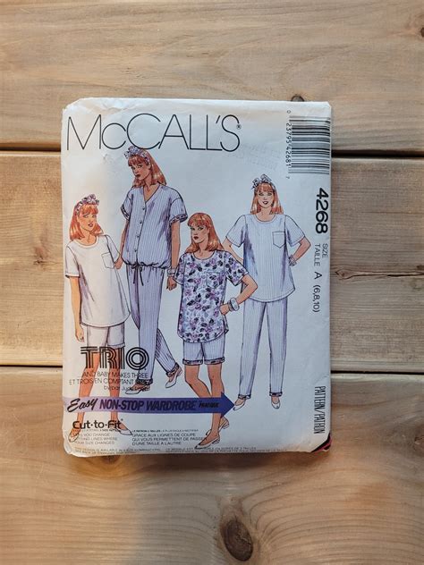 Mccall S 4268 Maternity Jumpsuit Pattern Maternity Top And Pants