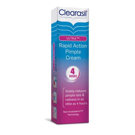 Clearasil Ultra Rapid Action Pimple Cream ingredients (Explained)