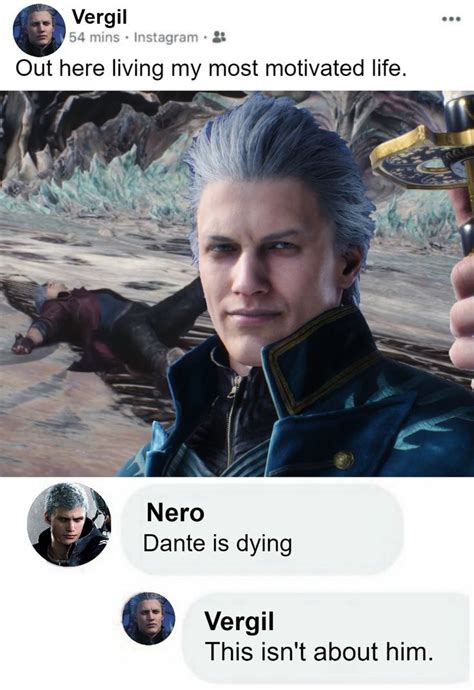 Devil May Cry Final Fantasy Funny Crying Meme Vergil Dmc Cry A Lot