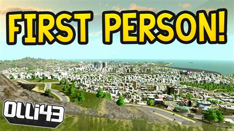 Cities Skylines First Person Mod Walking Gta 5 Los Santos Youtube