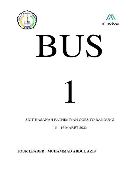 Tulisan Bus Pdf