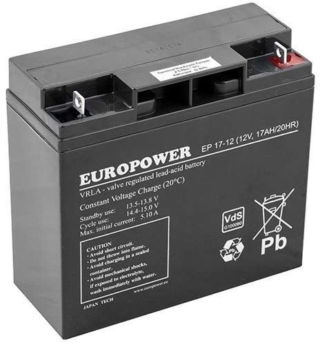 Akumulator Agm Europower Serii Ep V Ah Ywotno Lat Sklep