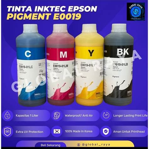 Jual TINTA INKTEC PIGMENT E0019 For Printer L15160 Shopee Indonesia