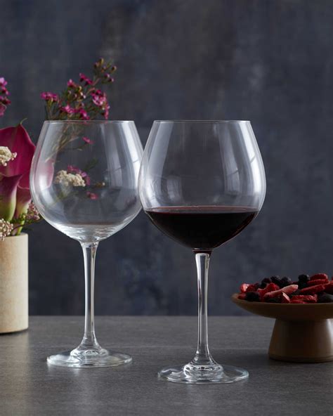 Classico Burgundy Wine Glass Set Of 6