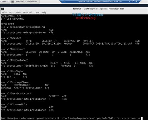 Centos Helm Openstack Queens Weithenn
