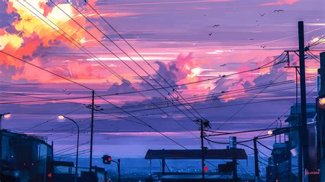 Aesthetic Sunset Computer Wallpapers Top Free Aesthetic Sunset