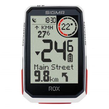 SIGMA ROX 4 0 Sensor Set Ordinateur de Vélo GPS Ceinture Pectorale