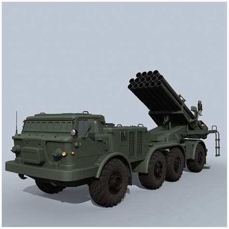 3D BM-27 Uragan - TurboSquid 2068017