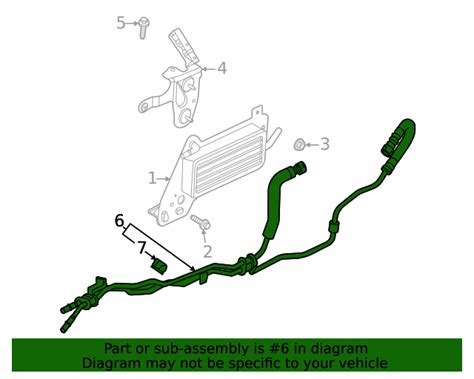 2021 2023 Ford F 150 OEM Automatic Transmission Oil Cooler Hose