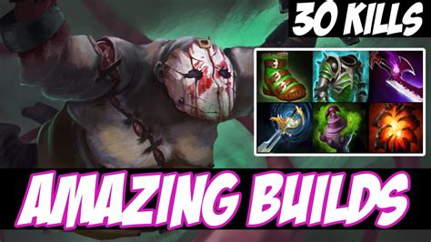 HOW TO BE A PUDGE CARRY Amazing Builds Vol 60 Dota 2 YouTube