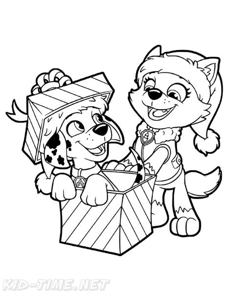 Paw Patrol Coloring Pages Everest Badge