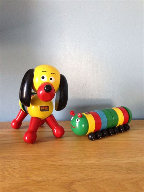 Unearthing classic BRIO toys from my childhood. Yes, all of the pieces ...