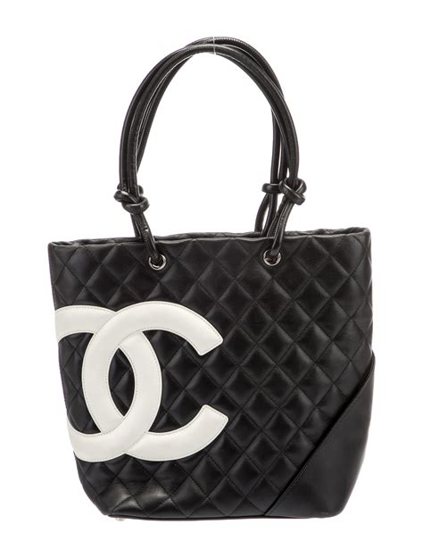 Chanel Medium Ligne Cambon Bucket Bag Black Totes Handbags