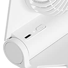 Jisulife Petit Ventilateur De Bureau Portable Table Ventilateur Usb