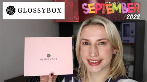 Glossybox September Unboxing Youtube