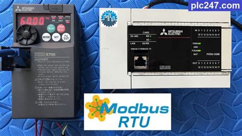 Mitsubishi Fx U Modbus Rtu Fr E Vfd Tutorial Plc