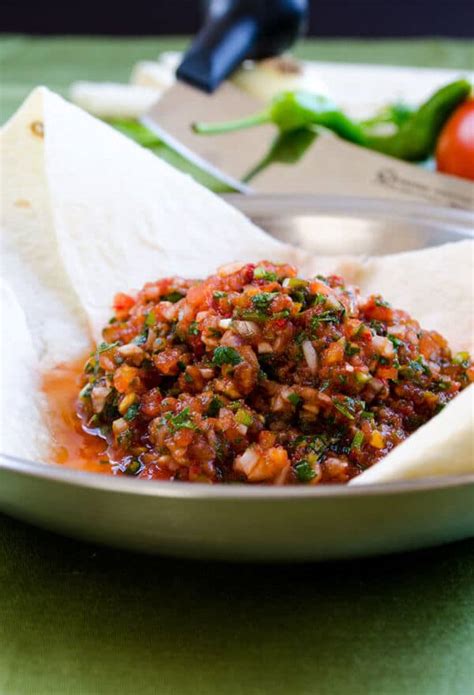 Ezme Recipe Turkish Acili Ezme Give Recipe