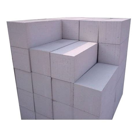 Solid Autoclaved Aerated Concrete Rectangular Aac Blocks For Side