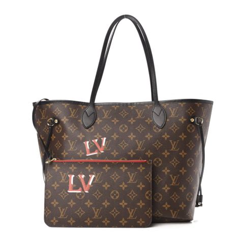 Louis Vuitton Monogram My Lv World Tour Neverfull Mm Fashionphile