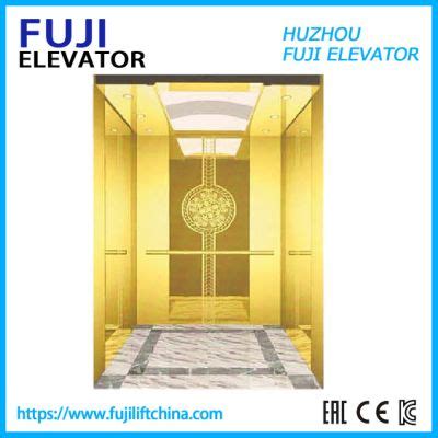 FUJI Brand 1350kg 18 Persons 1 5m S Luxury Decoration Lifts Villa