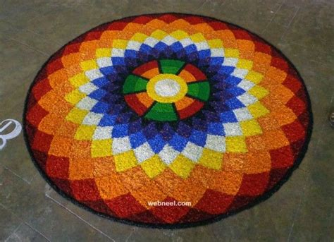 Most Beautiful Pookalam Designs For Onam Festival Pookalam Design