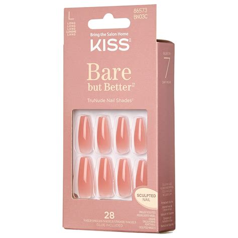 Kiss Bare But Better Nails Nude Glow Comprar Online Baslerbeauty