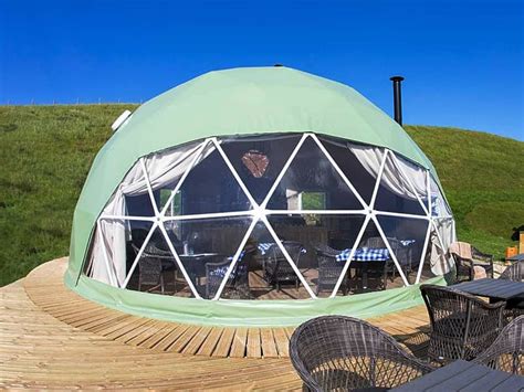 Glamping Dome Tent with Canvas Cover – Jumei Tent Technology Co., Ltd.