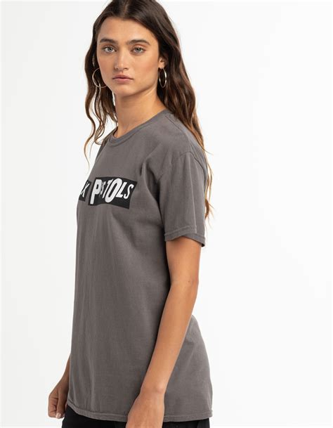 Sex Pistols Womens Oversized Tee Gray Tillys