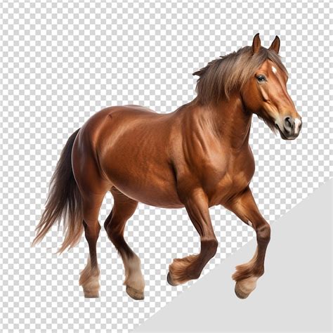 Cavalo Correndo Isolado Em Fundo Transparente Psd Premium