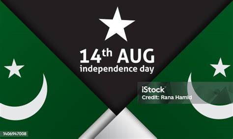 Hari Kemerdekaan 14 Agustus Template Liburan Patriotisme Pakistan Untuk Spanduk Kartu Poster