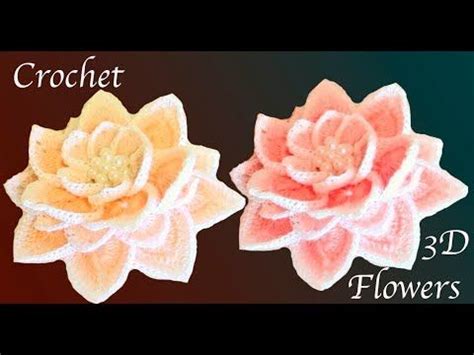 Flor Tejida A Crochet Aprende A Tejer Paso A Paso En D Tejido