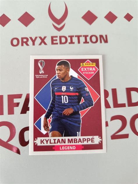 Kylian Mbapp Panini Extra Sticker Qatar Legend Kaufen Auf Ricardo