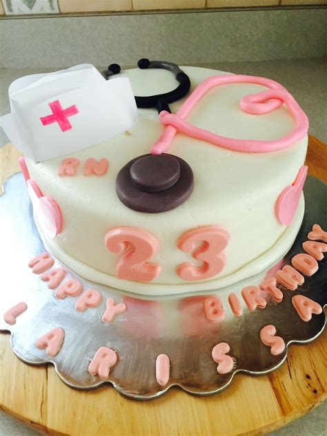 Happy Birthday Nurse Cake Nursing Cake How To Make Cake Cake Creations