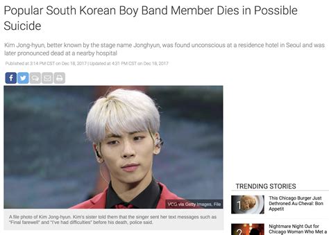 Nbc Chicago Mistakes Bts For Shinee In Report About Jonghyuns Death