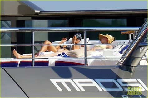 Gigi Hadid Relaxes In A Yellow Bikini During Yacht Day With The Beckham