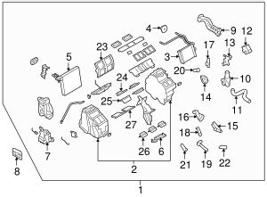 Nissan Gt R Hvac Blend Door Jk A Tascaparts