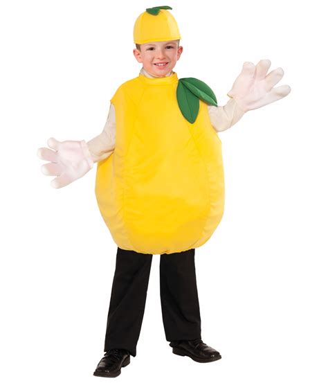 Tangy Lemon Kids Fruit Costume - Food Costumes