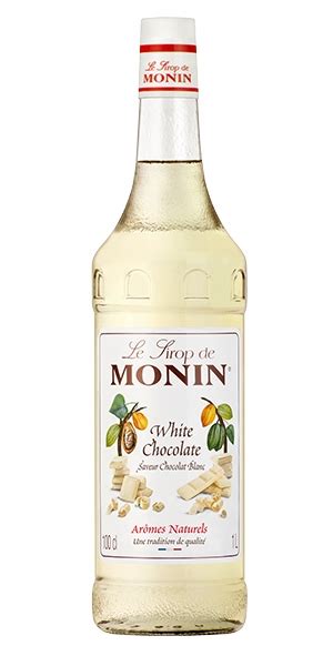 Syrop do kawy MONIN WHITE CHOCOLATE 1000 ml BIAŁA CZEKOLADA 1L SZKŁO