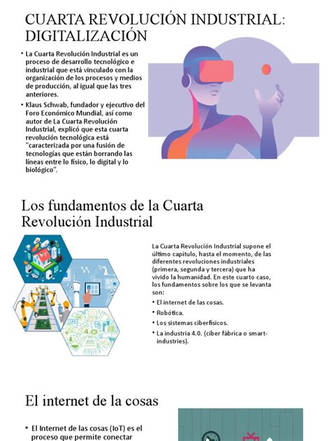 La Cuarta Revolución Industrial Fundamentos Y Tecnologías Clave Pdf Internet De Las Cosas