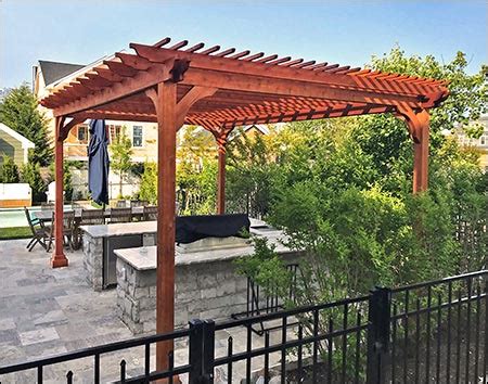 Red Cedar Vintage Classic Pergolas Pergolas By Material